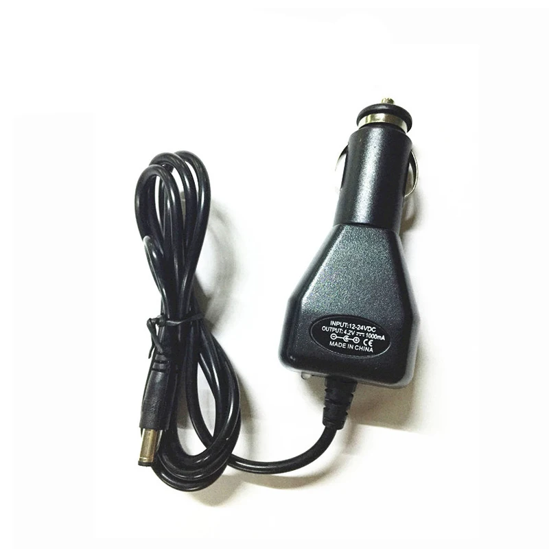 12.6V 4.2V 8.4V 1A 3.5*1.35mm 5.5 2.5mm Universal Power Adapter Car Charger For Lithium Battery Polymer
