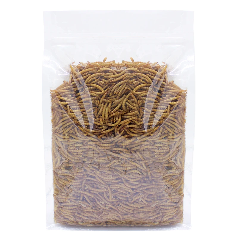 250g High-Protein Mealworms for Wild Bird ,Chicken, Ducks,Fish,Reptile, Tortoise , Amphibian,Lizard