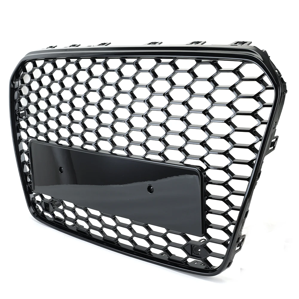 Grille Honeycomb ABS Mesh for Audi A5 For Audi RS5 2013-2015 EU For RS5 Style accessories 8T0853651K Front Bumper Grille Grill