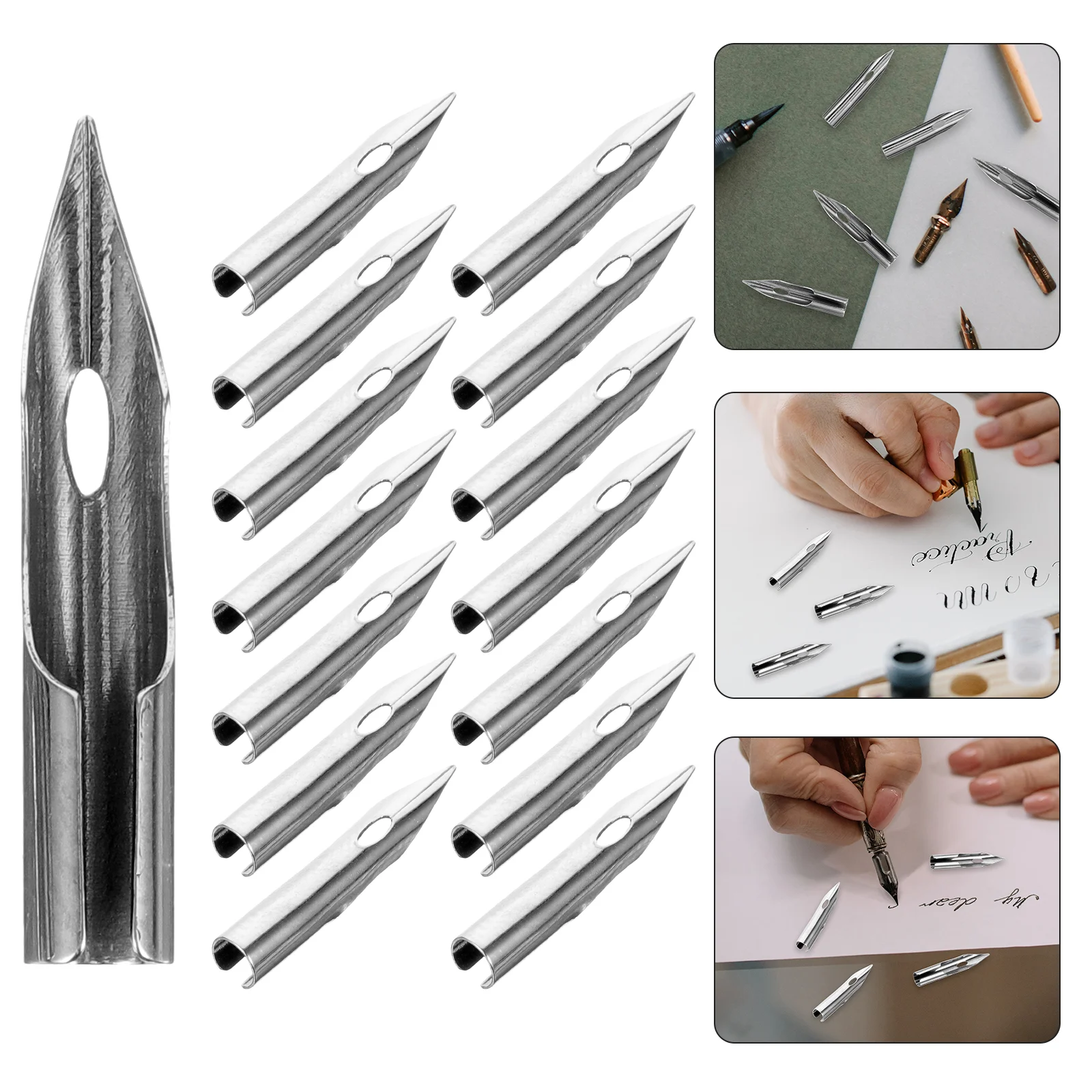 

0.28mm Calligraphy Writing Pen Nibs Fountain Pen Nibs Replacement Nibs Students Favor Office Writing Stationery