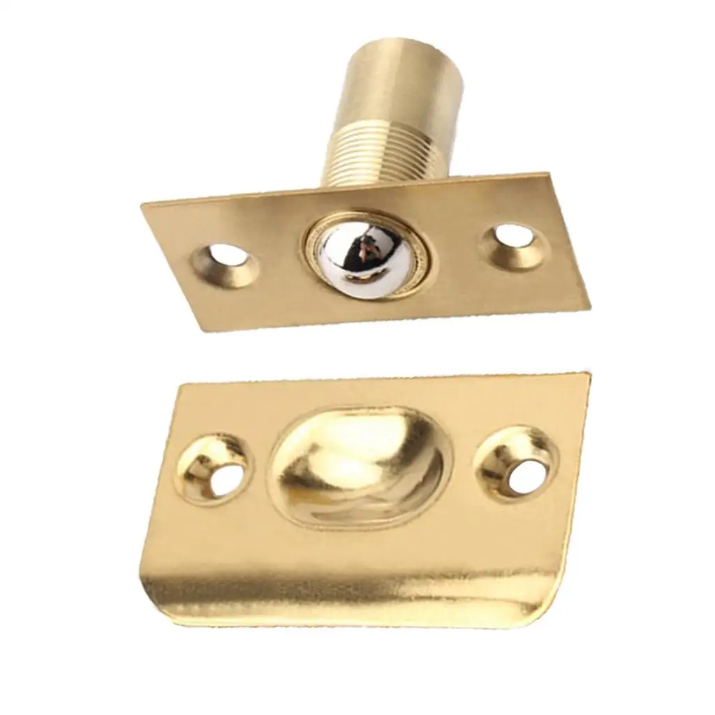 Adjustable Screw Spring Roller Copper Ball Catch Set Cabinet Door Latch