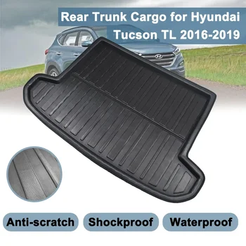 Vassoio per auto Boot Liner Cargo Baule posteriore Copertura Matt Mat Boot Liner Pavimento Tappeto Fango Per Hyundai Tucson TL 2015 2016 2017 2018 2019