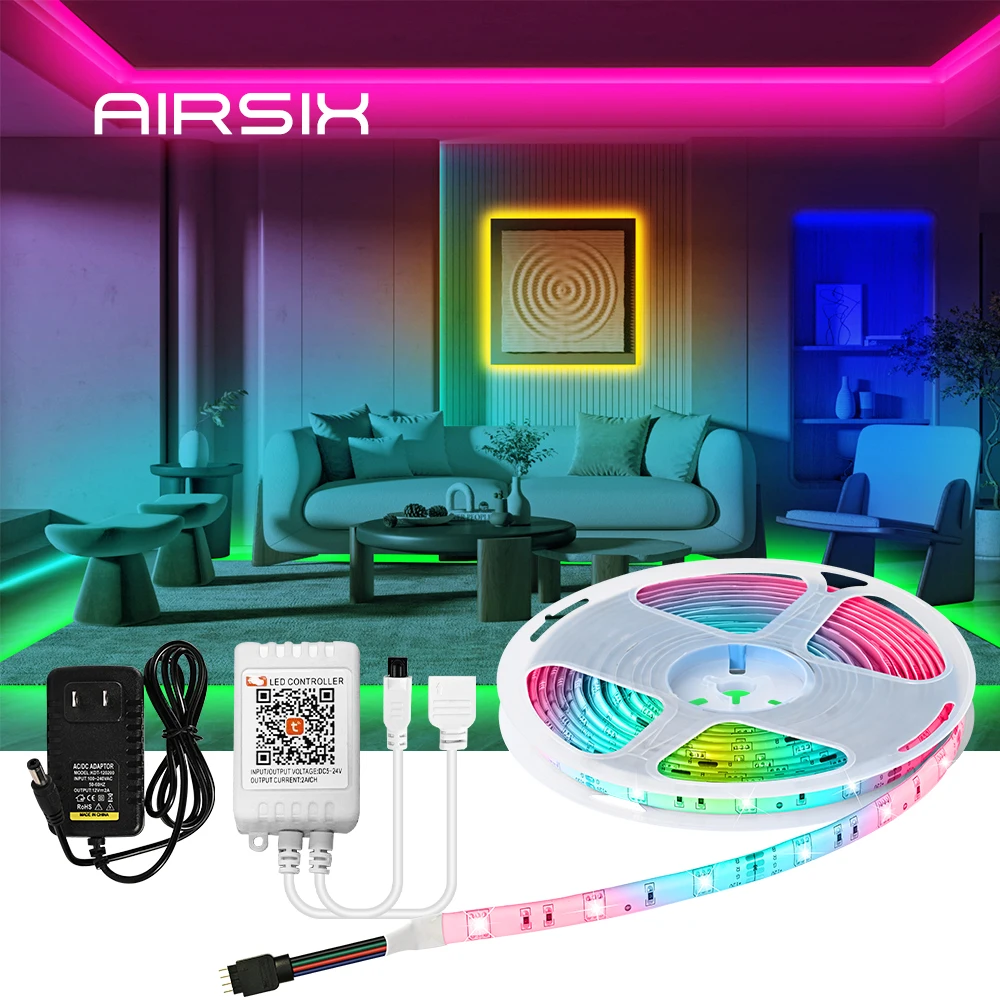 Rgb Led Tape 5050 Strip Pc Gaming Dream Ws2812b CHRISTMA DECOR IP20/IP65 Ободки Light 5-30M Lights Room Festoon Rgbic 12 Хэллоуин