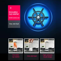 ASRAS นาโนเมตรถ้วย Rinser อ่างล้างจาน304สแตนเลส4Mm ความหนา Handmade อ่างล้างจานแรงดันสูงถ้วยเครื่องซักผ้าอ่างล้างจาน 4