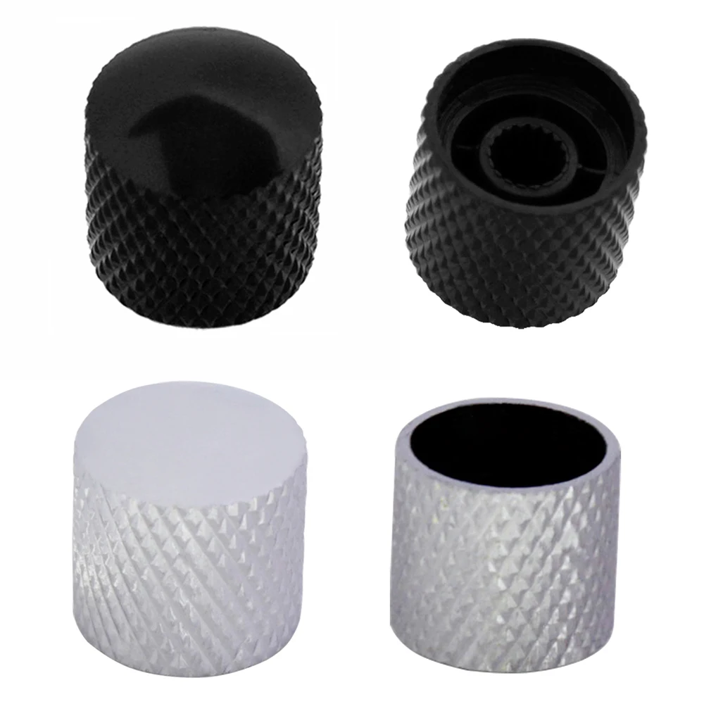 Guitar Bass Metal Knobs 3/4pcs Control Knobs for String Instrument Electric Guitar Volume