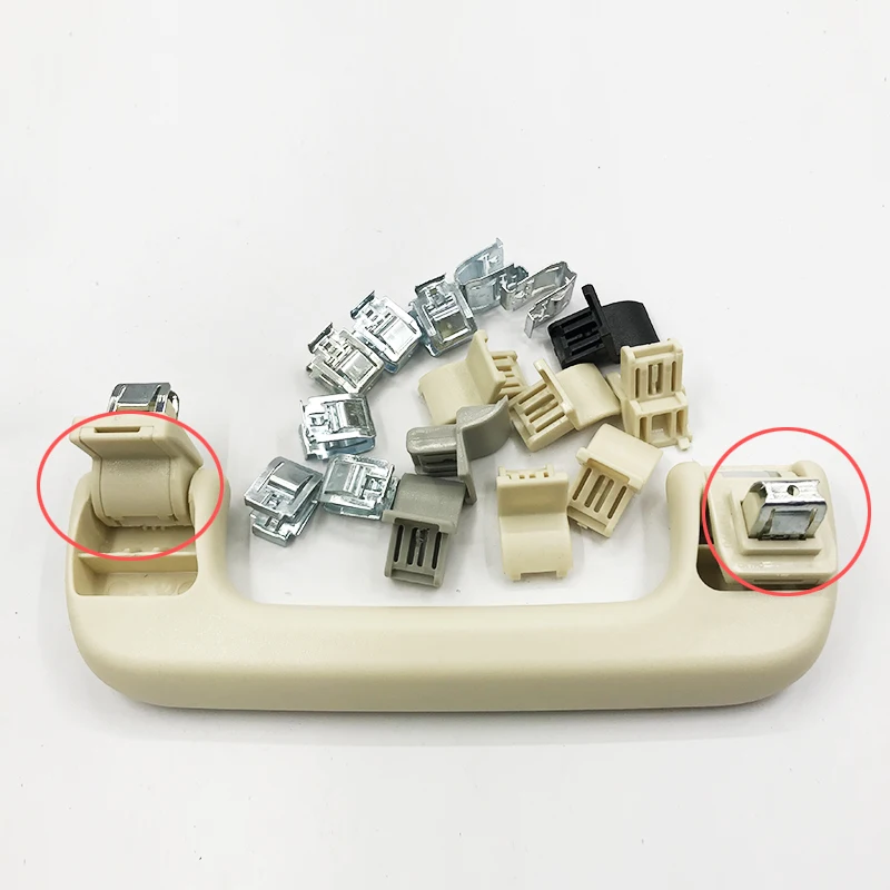 Sunroof Slider Repair Clips for Audi A4 B8 A6 C7 Q3 Q5 Car roof handle fixing iron clip Car roof handle armrest cover