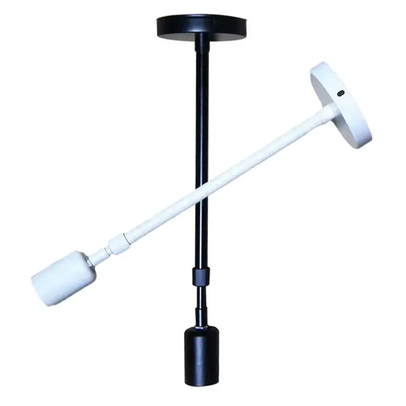 Chandelier Lighting Pipe Erected Ceiling E27 Lamp Holder Adjustable Length Hollow Rod Office Home Decor Modern Bar Accessories