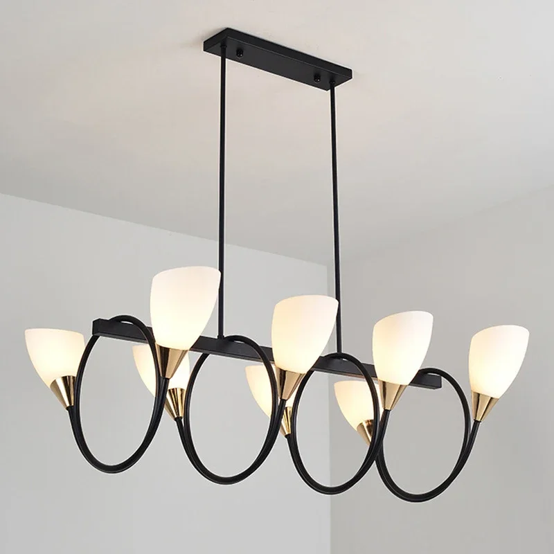 

American restaurant bar chandelier living room lamp modern minimalist home room lamp warm garden dining lamp