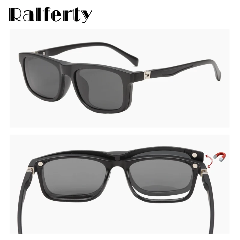 Student 5 In 1 Magnetic Sunglass Kids Child Clip On Glasses TR90 Optic Prescription Glasses Frames 3D Spectacle TR8006 Ralferty kids sunglasses kids glasses