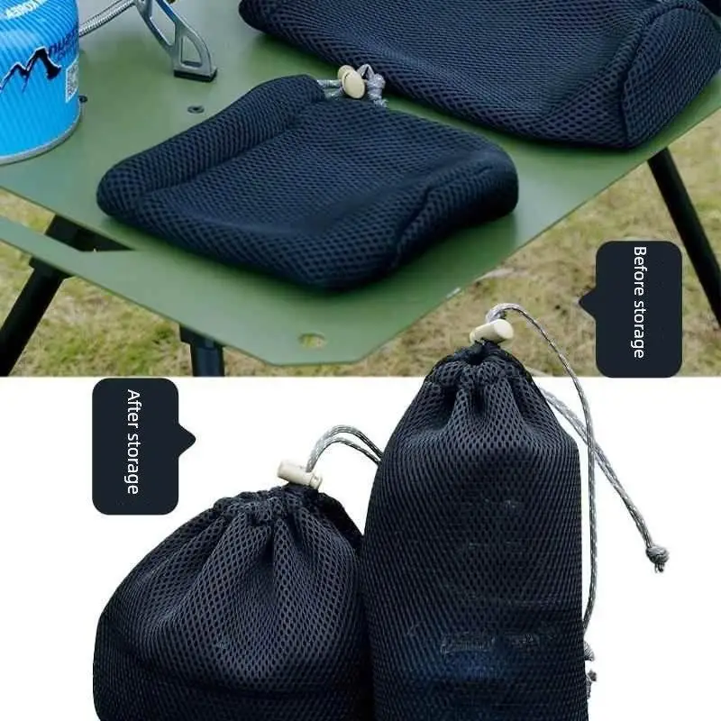야외 캠핑 티타늄 컵 보관 가방 물병 네트 포켓 여행 가방 충돌 방지 포켓 바지 보드 보관 가방