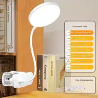 LED eye protection clip desk lamp dormitory study lamp charging night light student special bedside reading lamp light enough