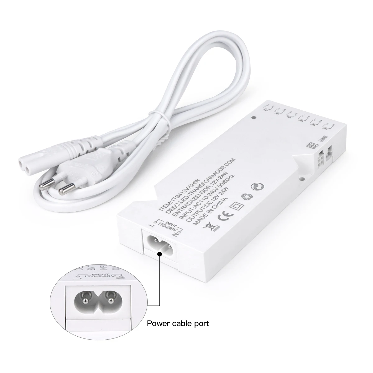 AC110V 220V to DC 12V Lighting Transformer LED Cabinet Light Strip 4/6/10 Dupont Port 18W 24W 36W 60W 100W Power Supply Adapter power adapter,power supply,power transformer,power module