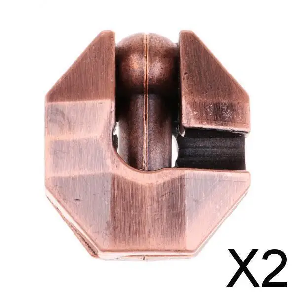 

2X Classic IQ Metal Brain Teaser Cast Puzzles Game Toy for Adults