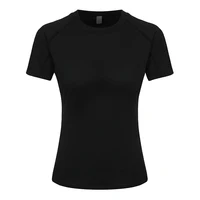Women's Compression Shirt Short Sleeve Athletic Yoga Running T-Shirt Summer Gym Workout Quick Dry Stretchy Tees Tops Baselayer - Image 2