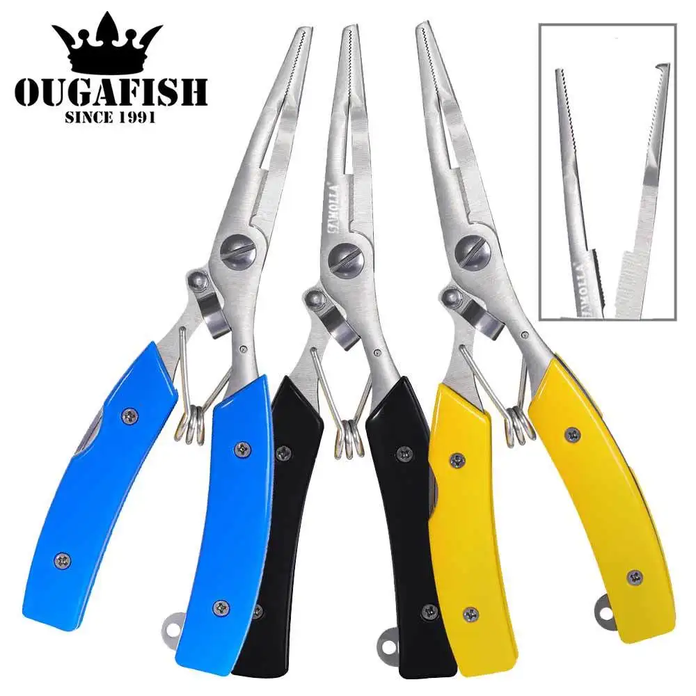 

Fishing Pliers 420 Stainless Steel Lengthen Body Multifunctional Scissors Line Cutter Hook Remover Outdoor Fish Peche Accessoire