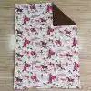 Wholesale Little Cattle Rancher Baby Girl Boy Bedding Children Western Horse Fleece Blanket Breathable Cotton Flannel Thin Quilt 1