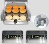 Burger Bread Maker Sandwich Electric 110V 220V Bread Hamburger Sandwich Toaster Commercial hamburger machine 6