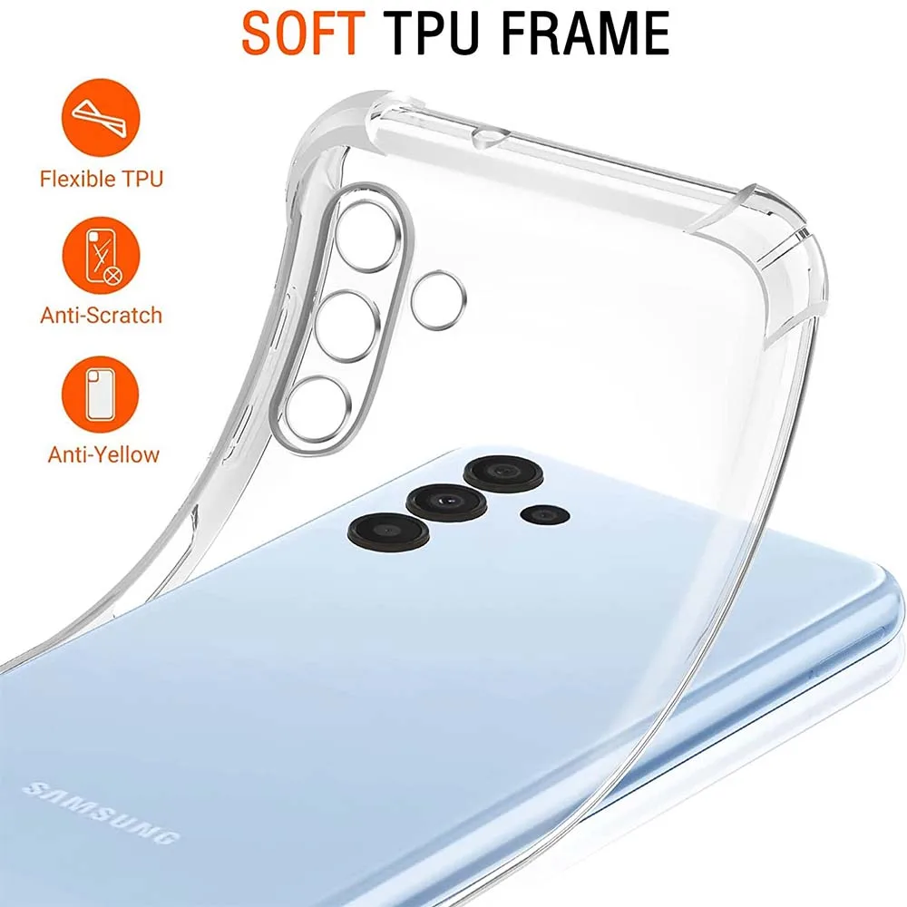 Durable Clear Shockproof Silicone Phone Case
