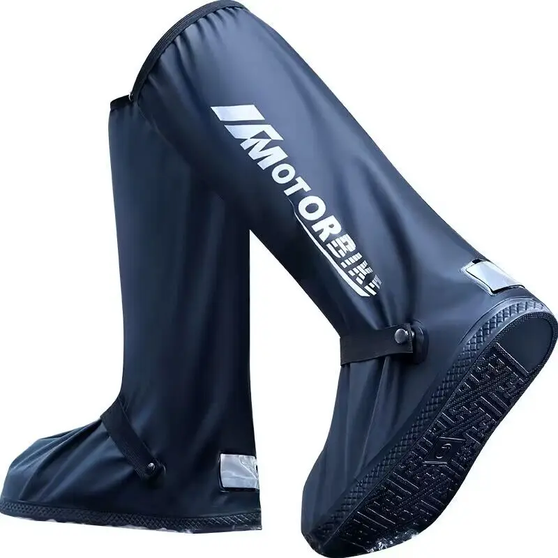 Motorrad Schuhüberzüge Wasserdicht - Rutschfeste Regenstiefel Für Motorradfahrer