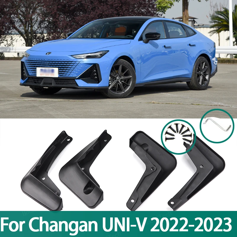 

4 шт., брызговики для Changan Uni-V Sedan UNIV 2022 2023