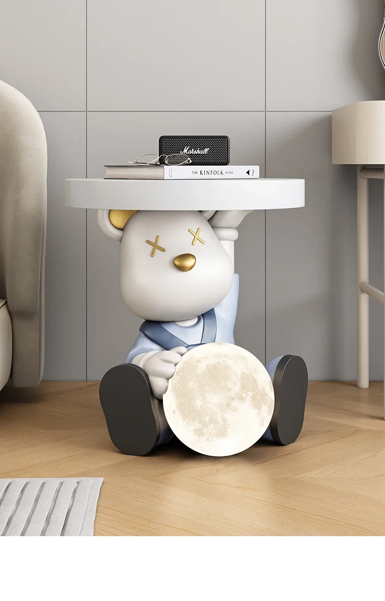 Violent Bear Living Room Floor Lamp Ornaments, TV Cabinet, Bedside Table , Large Coffee Table, Sofa Side Table, Coffee Table