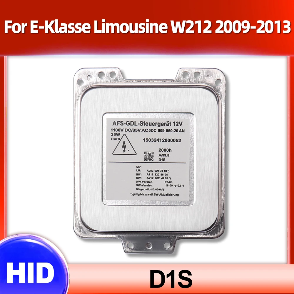 

D2S D2R HID Xenon Headlamp Ballast Control Unit Module OEM 5DC009060-20 For E-Klasse Limousine W212 2009 2010 2011 2012 2013