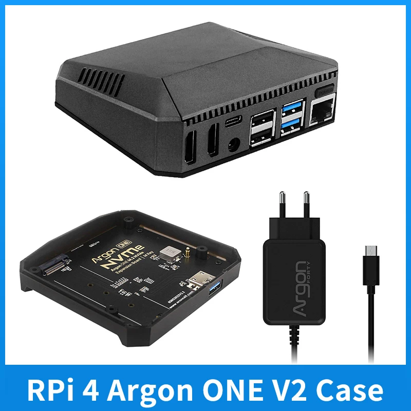 Argon One V2 Case for Raspberry Pi 4 Model B Aluminum Shell Optional