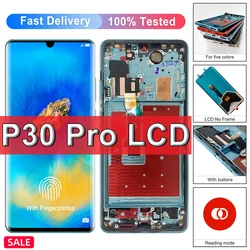 6.47 d'origine pour Huawei P30 Pro écran LCD + assemblage de Hébergements eur d'écran tactile pour P30Pro VOG-L29, affichage VOG-L09 avec empreinte digitale