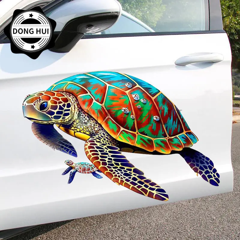 

Anime Turtle Sticker Tortoise Children's Room Aquarium Store Decoration Sticker PVC Scratch Sticker Waterproof Motorcycle Laptop