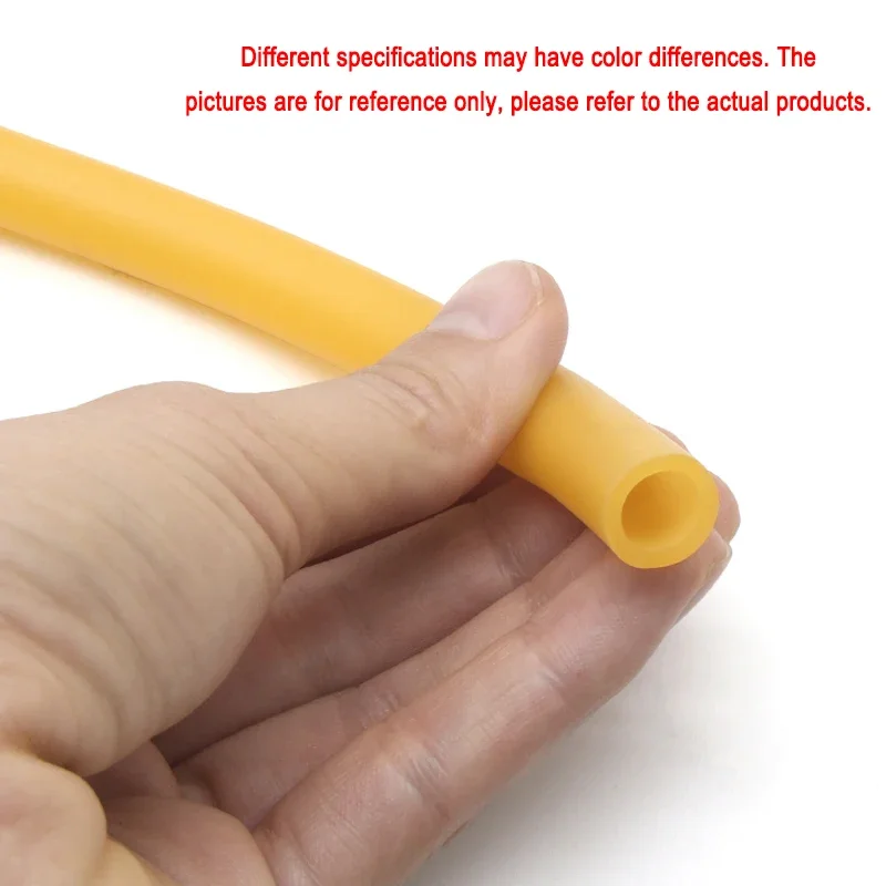 rubber hose nature latex rubber hose yellow IDxOD 1.6~18mm high resilient surgical medical tube slingshot catapult elastic band