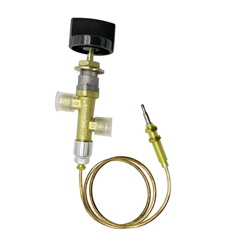 Kit Valve Sécurité Gaz Propane LPG 65mbar Avec Thermocouple – Pour Chaudière Ou Insert
