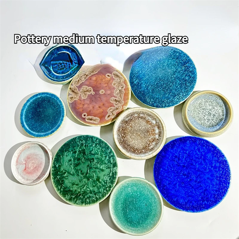 Pottery Ice Crystallization Glaze Medium Temperature Art Supplies