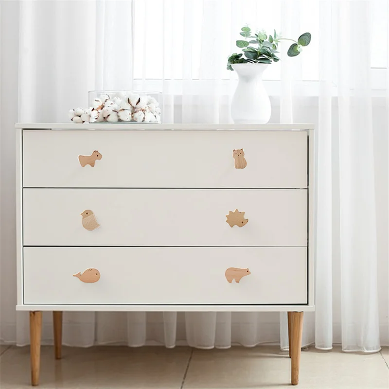 1Set Boho Holz Kommode Knopf, Dinosaurier und Wolke Schubladenknopf Boho dekorativer Griff mit Schrauben geeignet für Schränke Baby Geschenk – Detail 12