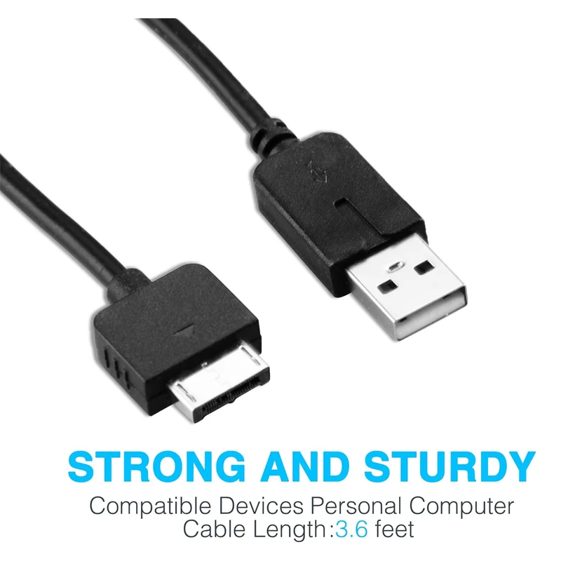 Enhanced USB Charging Cable with Data Transfer for Sony PS Vita Consoles