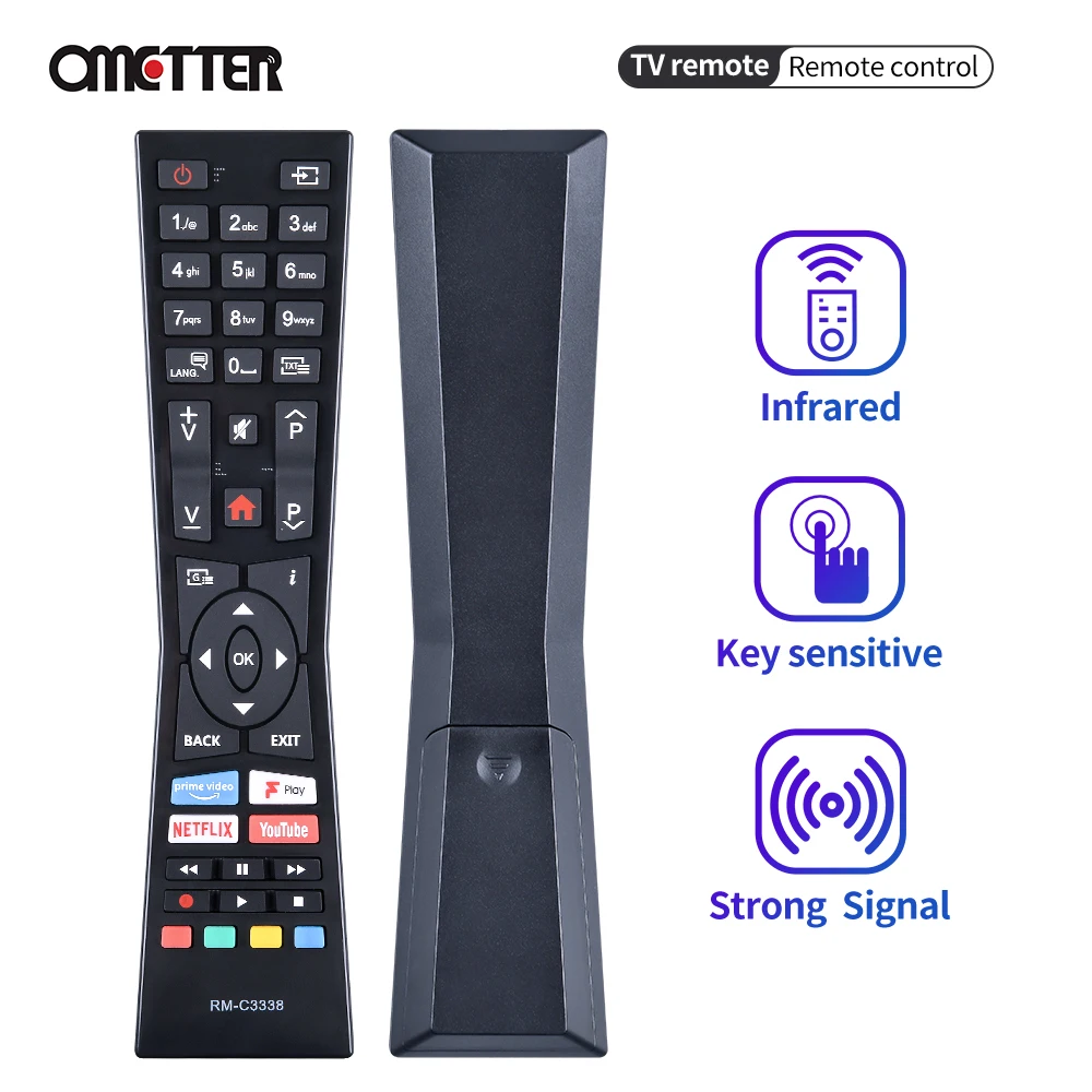 

Новый телефон для JVC, пульт дистанционного управления для TV СВЕТОДИОДНЫЙ LT24C680, телефон, Prime Video NetFlix