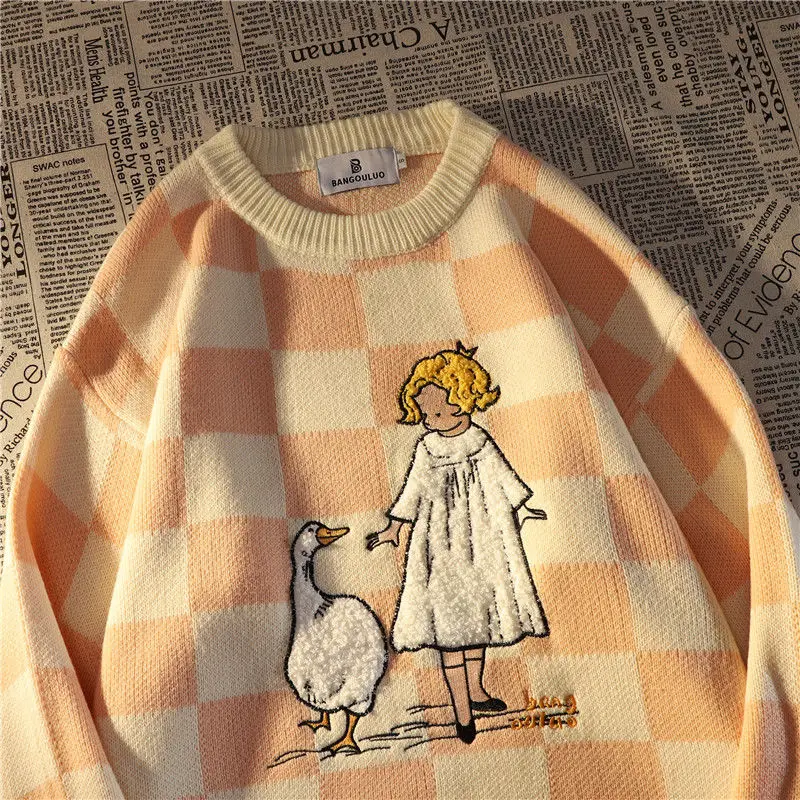Harajuku Girl Print Sweater - Image 9