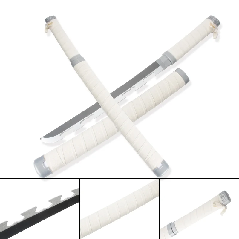 New Model 60CM/23.6 Inch Demon Slayer Katana 1:1 Original Patterns Cosplay Weapons Mitsuri Tanjiro Wooden Toy Anime Sword 4