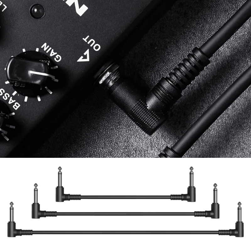 

Profession Guitar Patches Pedal Low Noise Good Quality Guitar Patches Cable Black Guitar Effect Pedal Drop Shipping