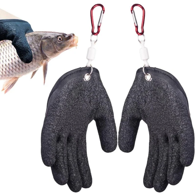 Left/Right Fisherman Professional Catch Fish Gloves Cut Puncture