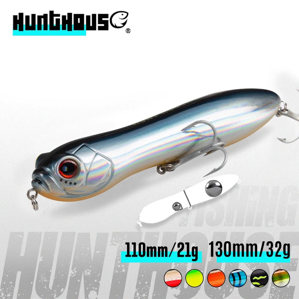 Hunthouse Pencil Fishing Lure Store Topwater Floating Freshwater