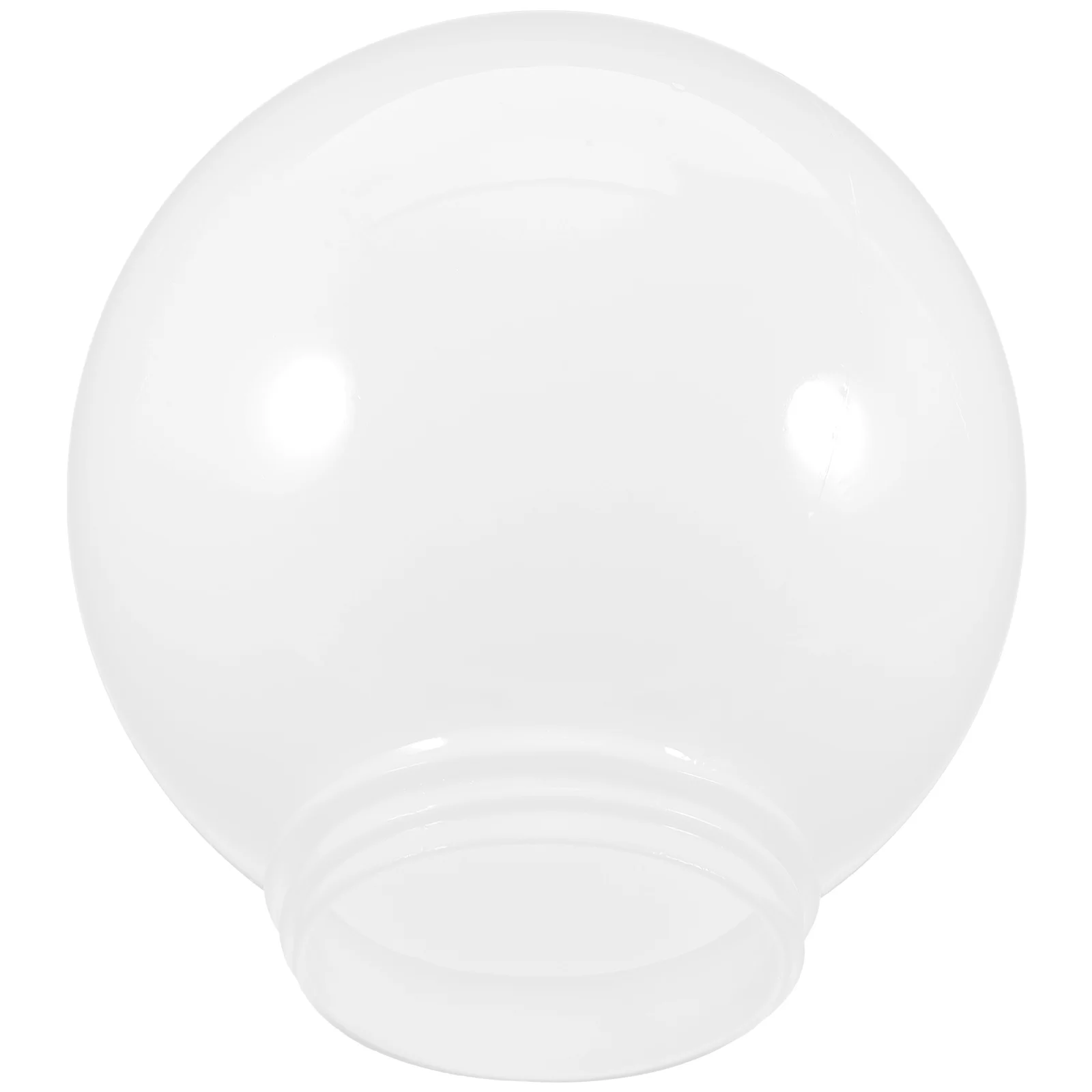 Globe Lamp Shade Replacement Acrylic Globe Shade Spherical Lamp Post Globe 10Cm Base Round Ball Lamp Cover Wall