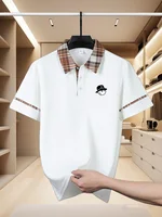 Polo imprimé à manches courtes pour homme, style décontracté et professionnel, tendance, respirant, confortable et polyvalent – Nouvelle collection 2026 1