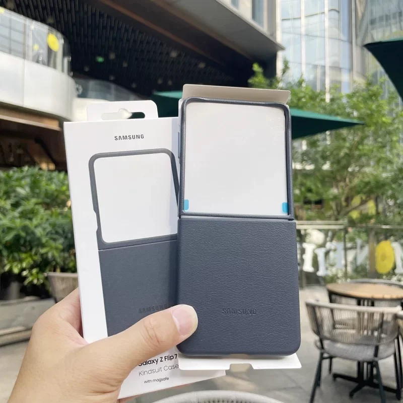 Premium Genuine Leather Case with Magnetic Wireless Charging