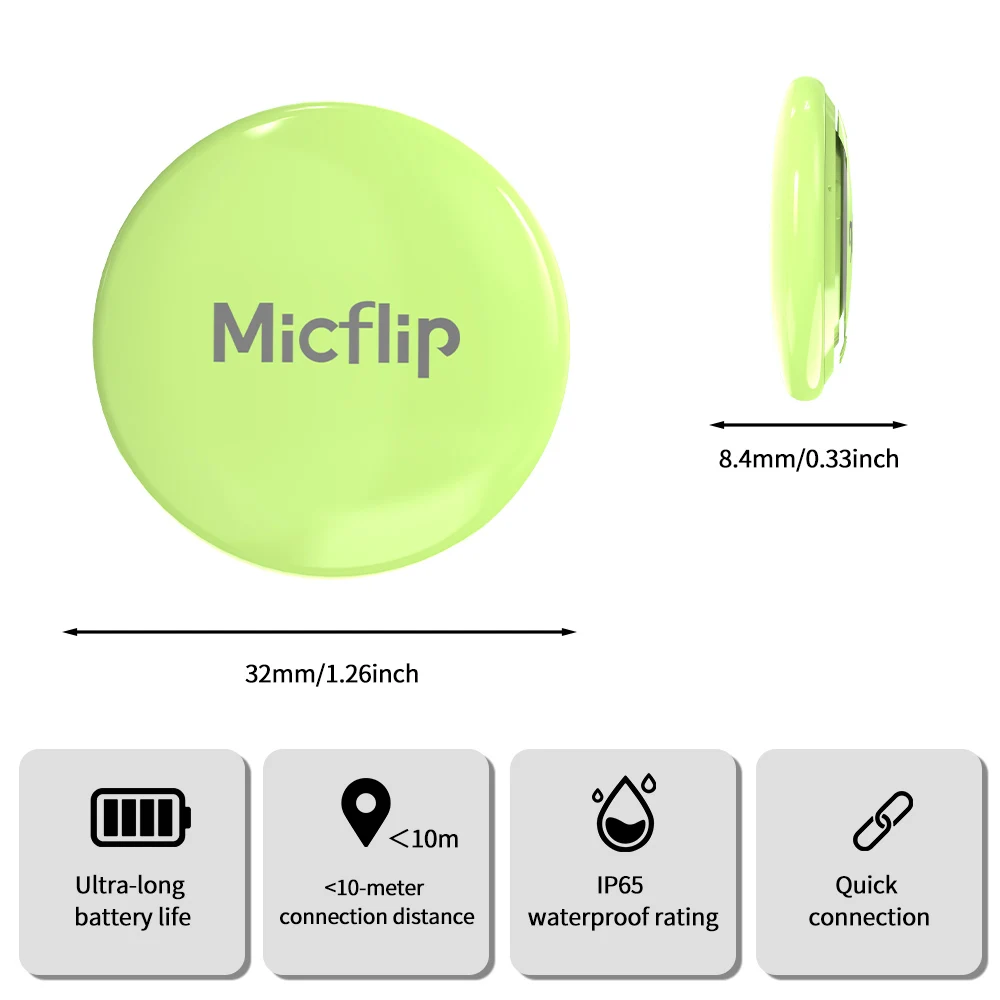 Enhanced Wireless Bluetooth Luggage Tracker | Apple MFi Certified