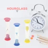 1/2/3 Minutes Plastic Hourglasses Teeth Brushing Sandglass Timer Perfect Gift Desktop Sand Watch for Children Adults 3