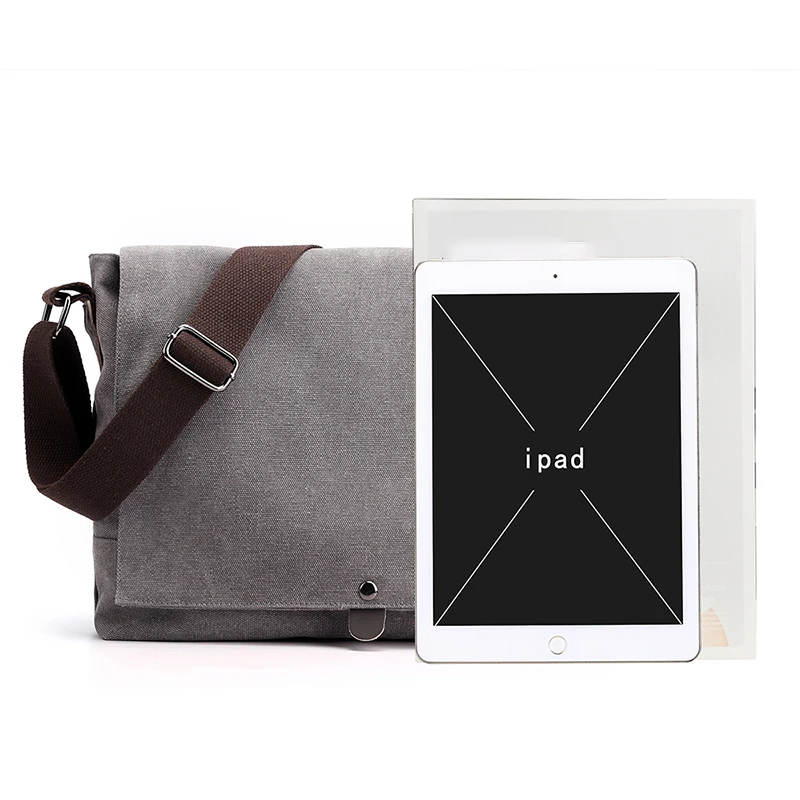 Men's multifunctional shoulder bag, casual large capacity business travel bag, fashionable storage crossbody bag
