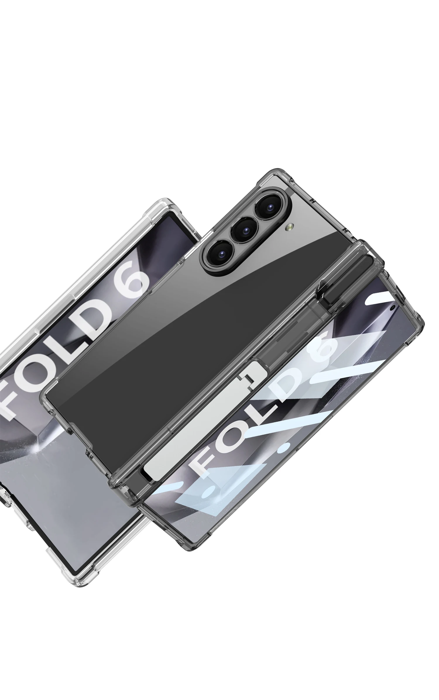 Transparent Airbag Screen Protective Case for Samsung Galaxy Z Fold 6 Fold6 Case