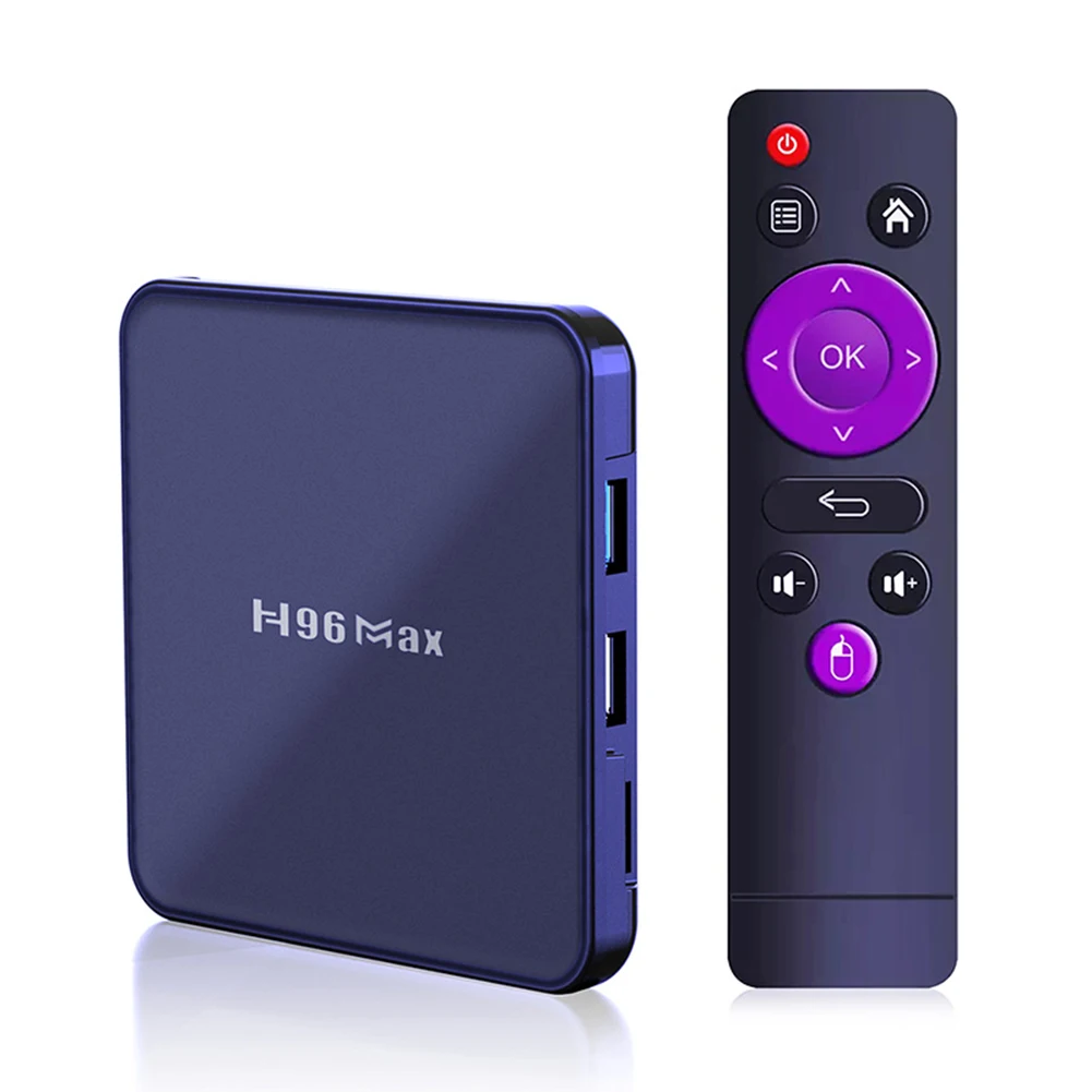 

Smart TV Box Android 12 Media Player H96 Max V12 RK3318 Quad-Core 64bit Cortex-A53 BT4.0 Dual Wifi 2.4G 5G H96Max Set Top Box