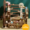 3d Wooden Puzzle Building Model Kits Marble Runs Mechanical Puzzles Self Assembly Toy STEAM Educational Toys for Kids Adult Gift 2