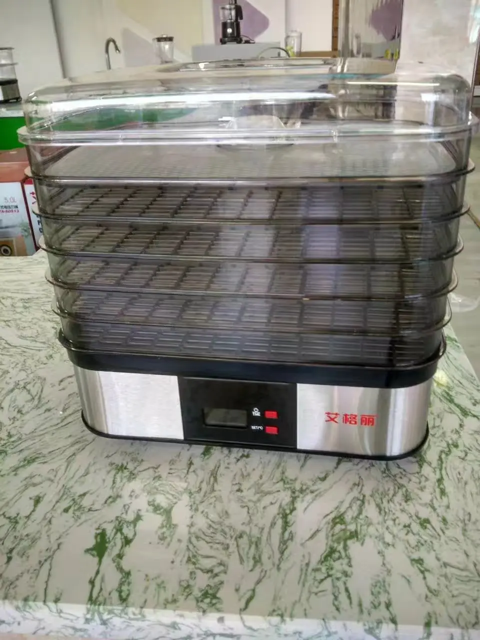 5 Layers Fruit Food Dryer Household Vegetable Dehydrator 220V 250W Food Drying Machine